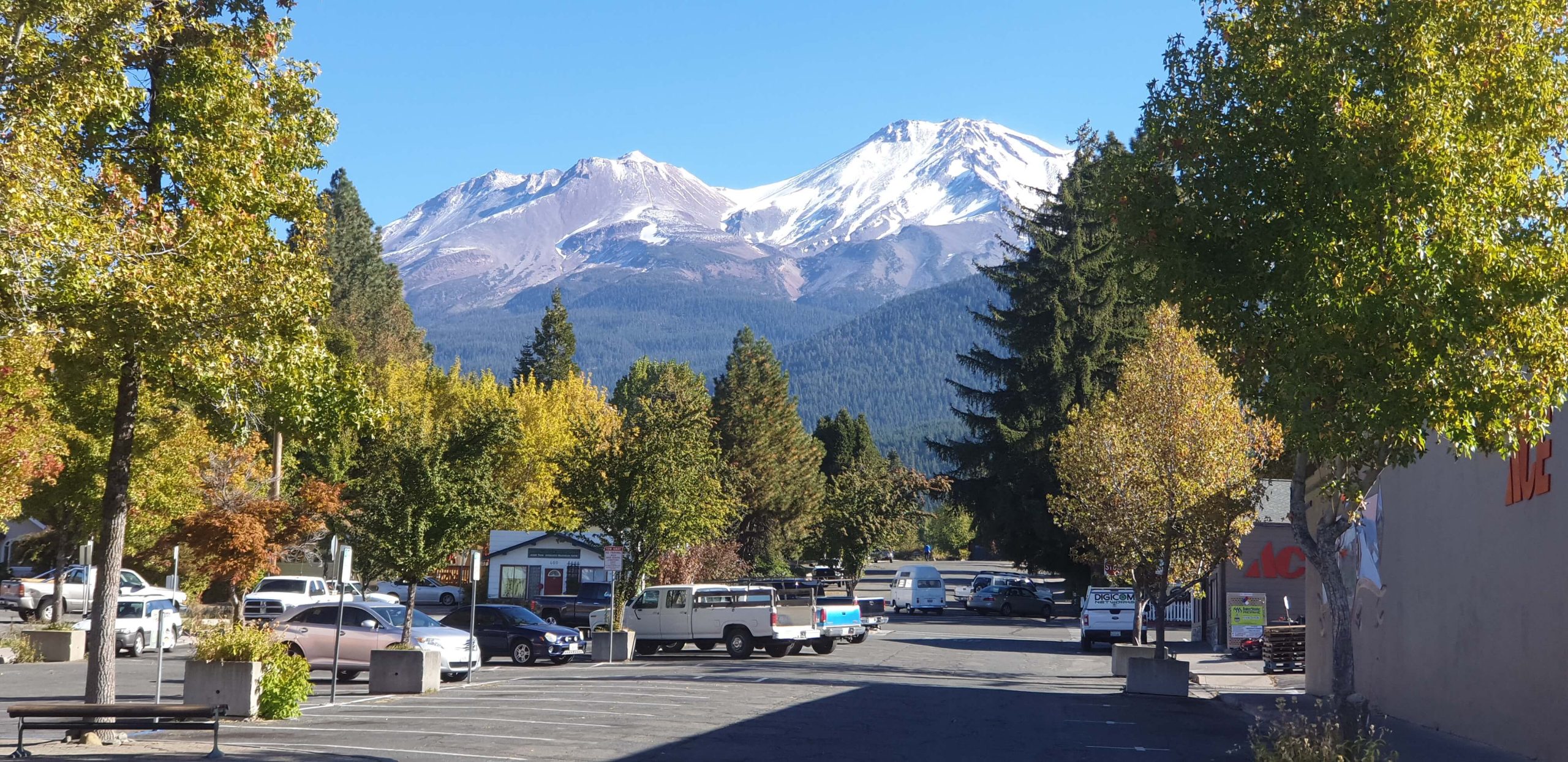Mt Shasta View from city center